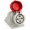 Tomada De Sobrepor Newkon 3P+T 63A 380/440V 6H IP67 Vermelho Steck