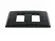 Placa 4X2 2 Posicoes PM Preto/Preto