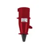 Plug Newkon 2P+T 16A 380/440V 9H IP44 Vermelho Steck