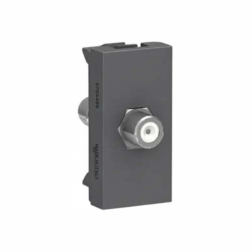 Modulo Tomada P/Antena TV Coaxial 1M Grafite Orion Schneider