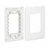 Placa + Suporte 4X2 3 Postos Branco Orion Schneider