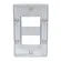 Placa 4X2 2 Posicoes PM Branco/Branco