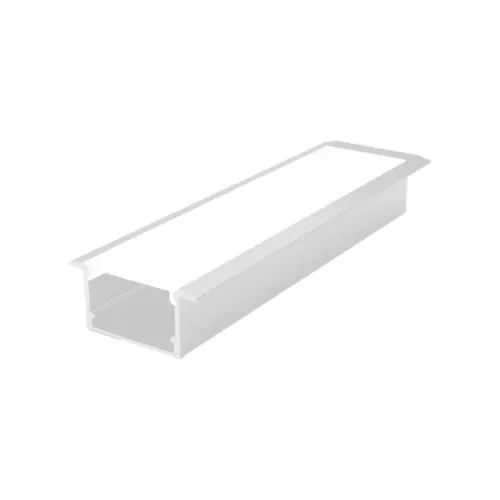 Kit Perfil ALP17 Embutir 82x99 Branco MK