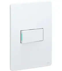 Modulo Interruptor Simples /Paralelo C/ Led 10 A/250 V Esatta Branco Weg