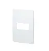 Placa 4X2 1 Posto Esatta Branco Weg