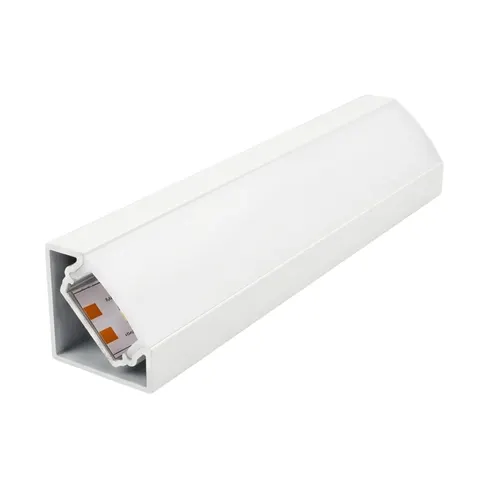 Kit Perfil ALP07 Canto 19x19 Branco MK