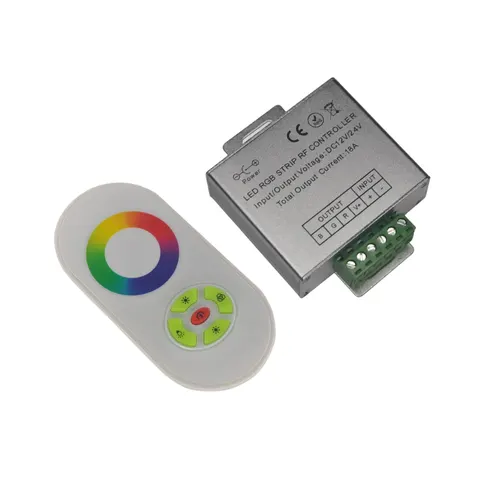 Controlador RGB C/Controle 12/24V 6A Touch MK