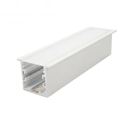 Kit Perfil ALP08E Embutir 35x35mm Branco MK