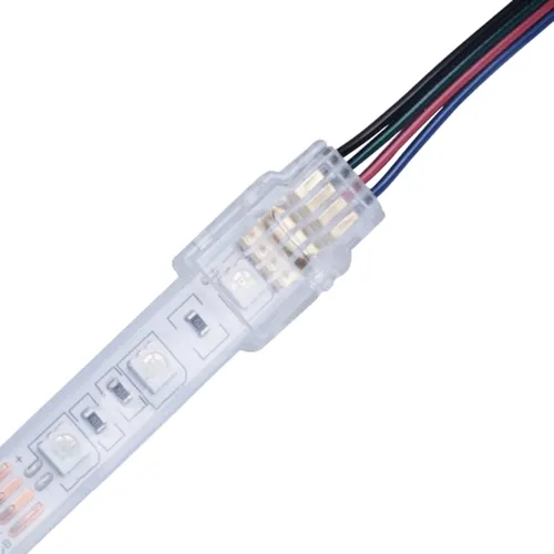 Ponteira Inicial C/ Cabo Conector RGB COB IP67 MK