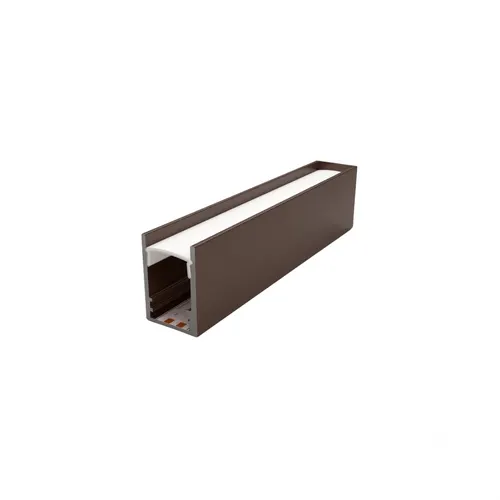 Kit Perfil ALP05 Lente Recuada 25x17.6 Marrom MK