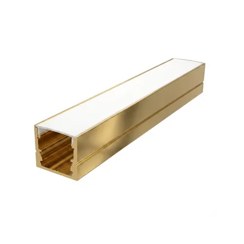 Kit Perfil ALP04 Sobrepor 15x17 Dourado MK