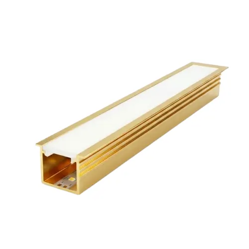 Kit Perfil ALP15 Embutir 11.8x12.9 Dourado MK