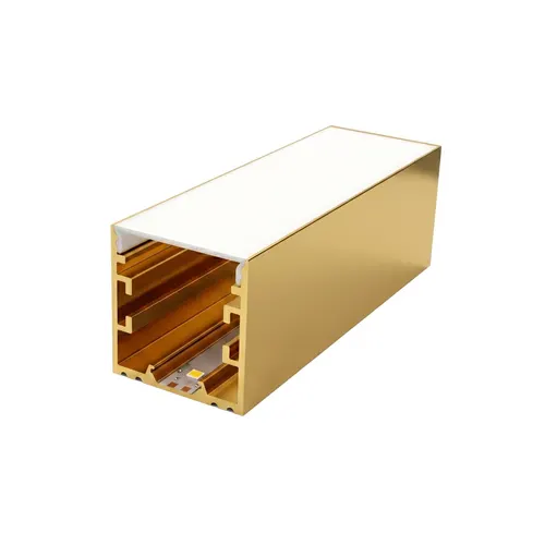 Kit Perfil ALP09E Sobrepor 35x35 Dourado MK
