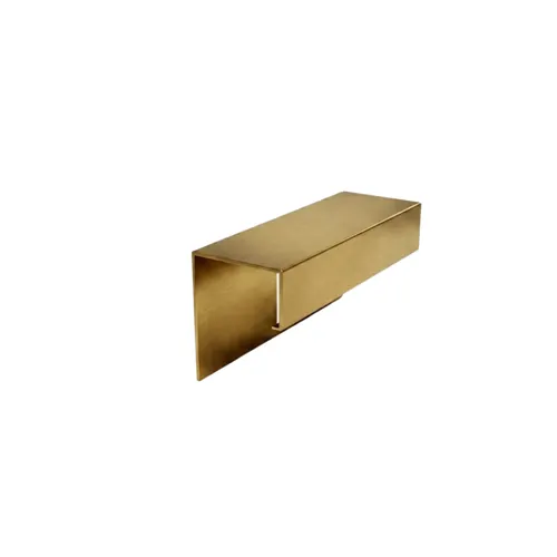 Kit Perfil ALP14 Rodape 20x30x50 Dourado MK