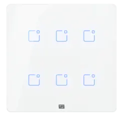 Interruptor Inteligente Smart Home 4 Teclas Touch Wi-Fi + Rf 4X4 Branco Weg Home