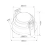 SPOT LOYO PRO REDONDO EMBUTIR MR16 Branco Nordecor