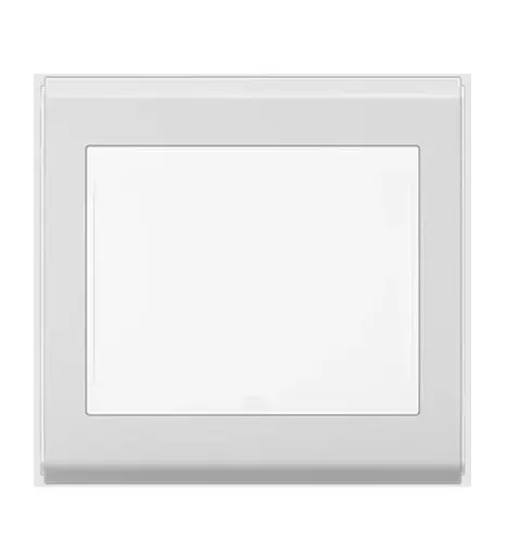 Placa 4X4 Cega  StyleBranco/Branco