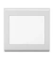 Placa 4X4 Cega  StyleBranco/Branco