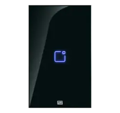 Interruptor Inteligente Smart Home 1 Tecla Touch Wi-Fi + Rf 4X2 Preto Weg Home