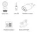 Camera Interna Smart Panoramica Wi-Fi Full HD Visao Noturna 15718932 Weg Home
