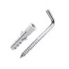 Escapula Zincada C/Bucha De Nylon 08 Mm Bemfixa