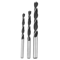 Kit 5Pcs Broca 3 Pontas P/Mad. Bemfixa
