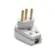 Plug Macho 90° 2P+T 20A 250V Cinza Ilumi
