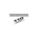 Placa Sinalizacao Poliestireno 110V 5X25 C/ 16 Unid Sinalize