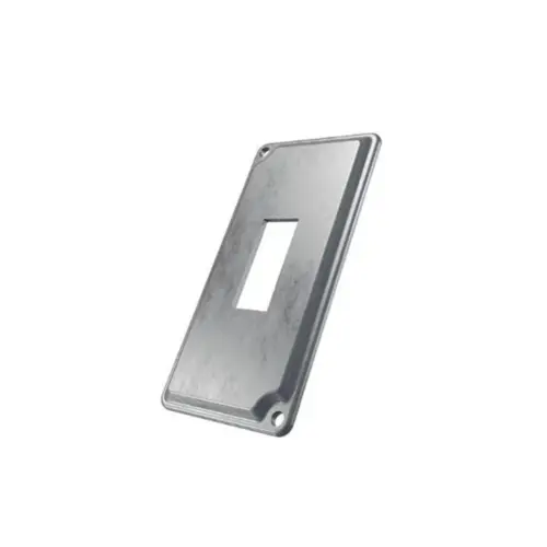 Tampa Condulete Aluminio 1/2" 3/4" P/ 1 Interruptor Vertical s/Pintura Wetzel