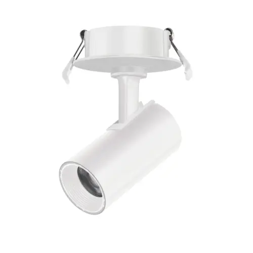 Spot Canopla LED Direcionavel Embutir 12W 3000K Bivolt Branco Foxlux