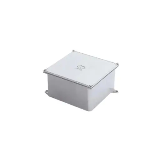 Caixa Passagem Aluminio Cinza 4040-20 Tampa Reversivel Wetzel