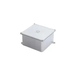 Caixa Passagem Aluminio Cinza 4040-20 Tampa Reversivel Wetzel