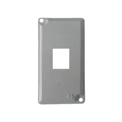 Tampa Condulete Aluminio 1" P/ 1 RJ s/Moldura s/Pintura Wetzel