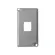 Tampa Condulete Aluminio 1" P/ 1 RJ s/Moldura s/Pintura Wetzel
