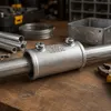 Luva Unidut Reto Aluminio 1" s/Rosca Wetzel