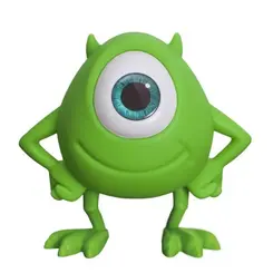 Luminaria Mike Wazowski Monstros S.A. 1xE27 Usare