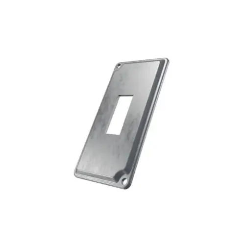 Tampa Condulete Aluminio 1" P/ 1 Interruptor Vertical s/Pintura Wetzel