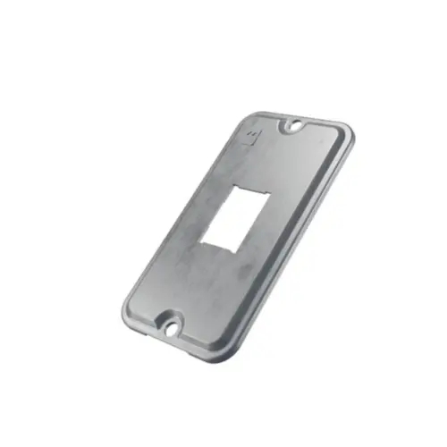 Tampa Condulete Aluminio 1/2" 3/4" P/ 1 RJ s/Moldura s/Pintura Wetzel