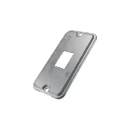 Tampa Condulete Aluminio 1/2" 3/4" P/ 1 RJ s/Moldura s/Pintura Wetzel