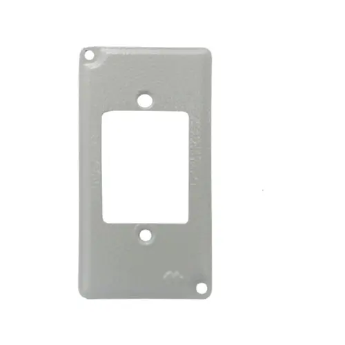 Tampa Condulete Aluminio 1" P/ 3 Interruptor Horizontal s/Pintura Wetzel