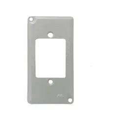 Tampa Condulete Aluminio 1" P/ 3 Interruptor Horizontal s/Pintura Wetzel