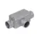 Condulete Aluminio Cinza ( T ) 3/4" Tampa Cega Vedada PVC BSP Wetzel