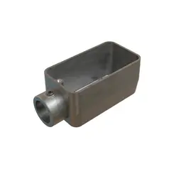 Condulete Aluminio s/Pintura ( E ) 1/2" s/Tampa s/Rosca Wetzel