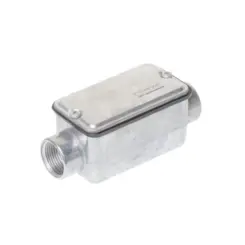 Condulete Aluminio Cinza ( C ) 3/4" Tampa Cega Vedada PVC BSP Wetzel