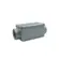 Condulete Aluminio Cinza ( C ) 1.1/2" Tampa Cega Vedada PVC BSP Wetzel