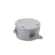 Caixa Passagem Aluminio 1/2" Redonda Cinza Wetzel