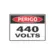 Placa Sinalizacao Poliestireno 15X20Cm Perigo 440 Volts Sinalize