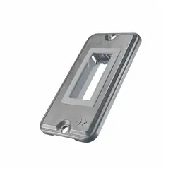 Tampa Condulete Aluminio 3/4" 1 Posto Vertical Cinza Wetzel