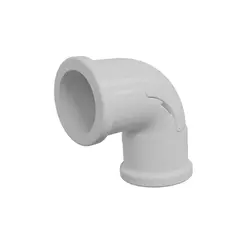 Cotovelo PVC 1/2" P/Condulete s/Rosca Branco Wetzel