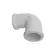Cotovelo PVC 1/2" P/Condulete s/Rosca Branco Wetzel